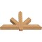 Ekena Millwork Kennewick Timber Gable Bracket, Western Red Cedar, 60"W x 35"H x 5 1/2"D x 5 1/2"F, 14/12 Pitch GBW060X35X0606KEN00SWR - alternate 5